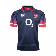 Maglia Inghilterra Rugby 2017-2018 Away Blu