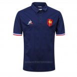 Maglia Polo Francia Rugby 2018-2019 Blu