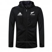 Giacca Con Cappuccio Nuova Zelanda All Blacks Rugby 2018-2019 Nero