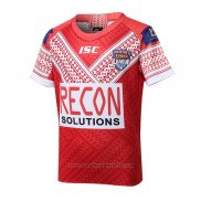 Maglia Bambini Tonga Rugby 2018-2019 Rosso