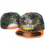 NRL Snapback Cappelli Wests Tigers Camuffamento Arancione