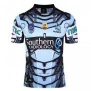 Maglia Cronulla Sharks 9s Rugby 2017 Blu