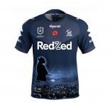 Maglia Melbourne Storm Anzac Rugby 2021 Commemorativo