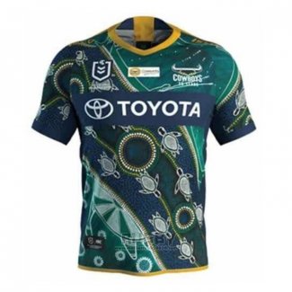 Maglia North Queensland Cowboys Rugby 2021 Commemorativo