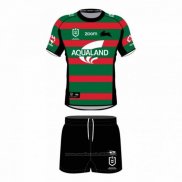 Maglia Bambini Kit South Sydney Rabbitohs Rugby 2021 Home