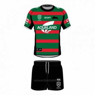 Maglia Bambini Kit South Sydney Rabbitohs Rugby 2021 Home