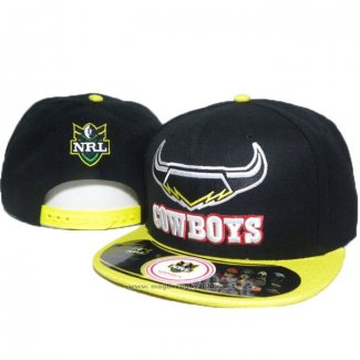 NRL Snapback Cappelli North Queensland Cowboys Nero Giallo