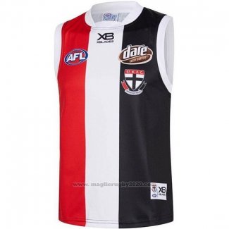 Maglia St Kilda Saints AFL 2019 Rosso Bianco Nero